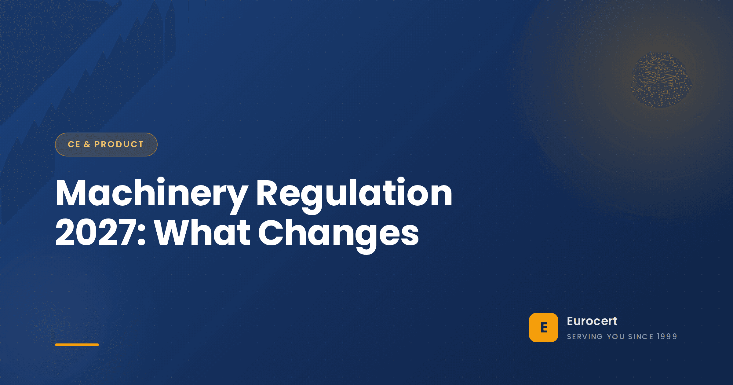 Timeline graphic marking the shift from the EU Machinery Directive to the Machinery Regulation on 20 January 2027