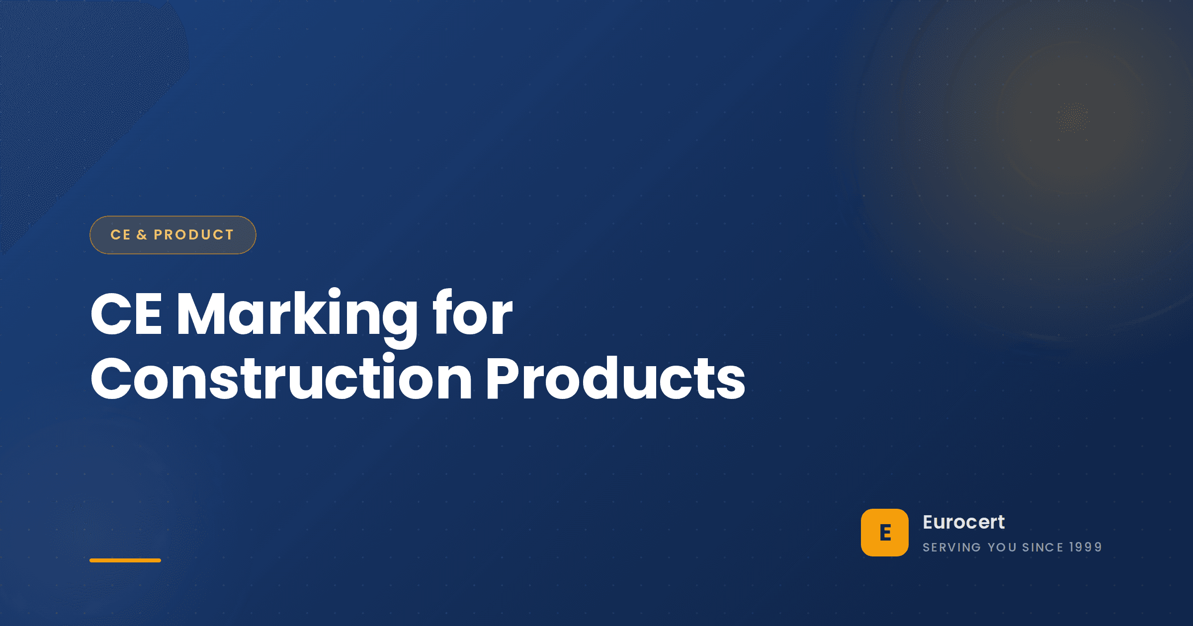 Construction products on a building site beside a Declaration of Performance and CE marking documentation